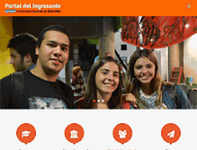 Tablet Screenshot of ingresantes.uner.edu.ar