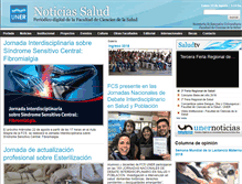 Tablet Screenshot of noticias.fcs.uner.edu.ar