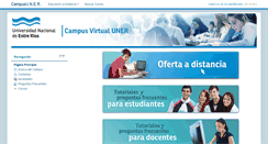 Desktop Screenshot of campus.uner.edu.ar