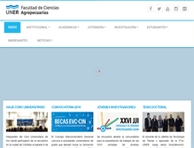 Tablet Screenshot of fca.uner.edu.ar